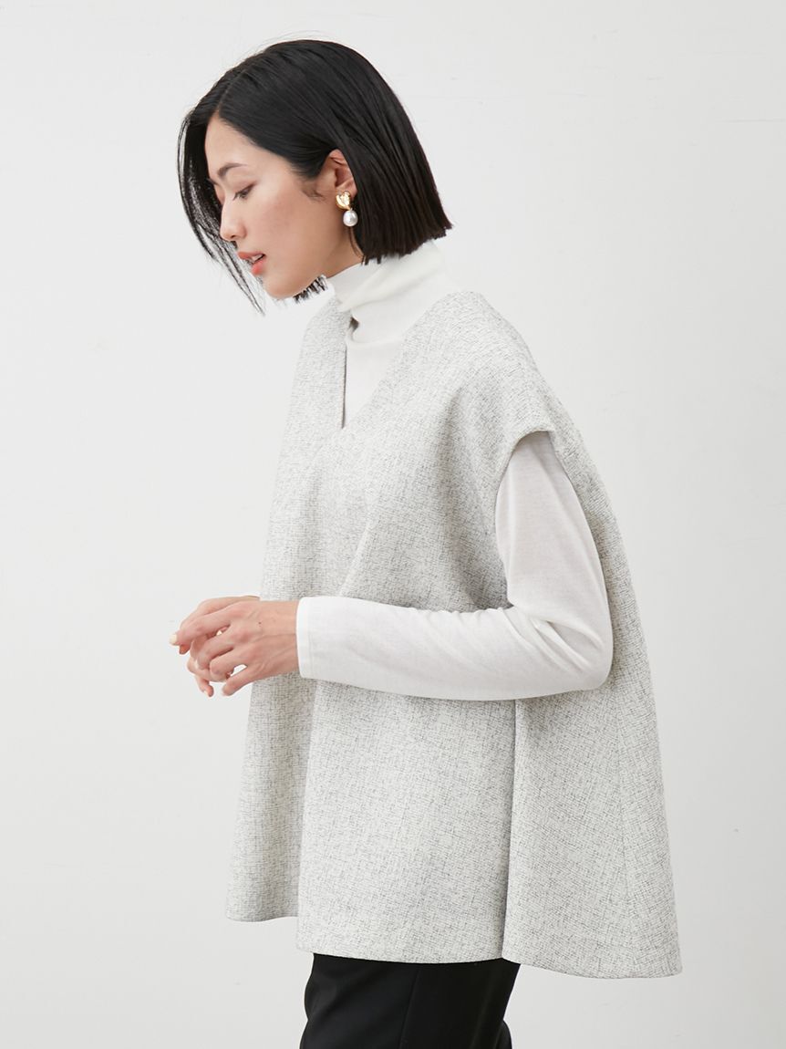 Mila Owen「【セットアイテム】フレアベストタートルニットパンツSET UP」|チノ|