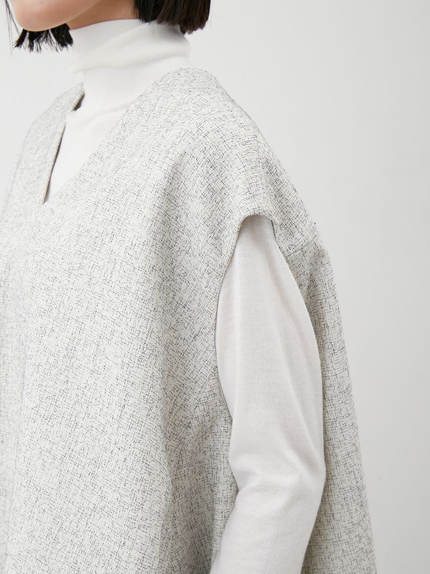 Mila Owen「【セットアイテム】フレアベストタートルニットパンツSET UP」|チノ|