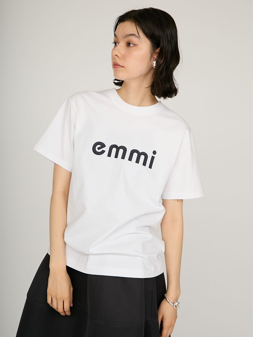 emmi atelier「emmiロゴTシャツ」|Tシャツ・カットソー|