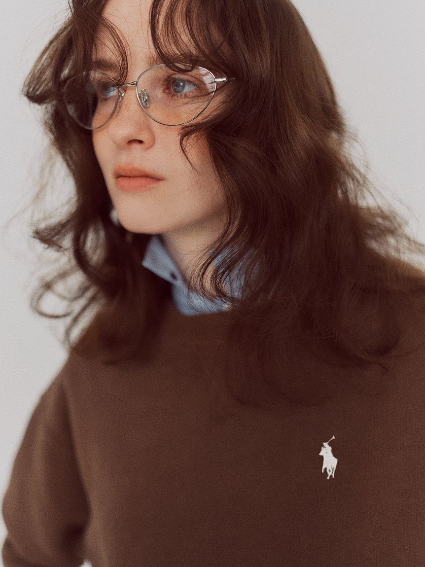 emmi atelier「【HEART】 ハート刺繍ベーシックシャツ」|シャツ・ブラウス|