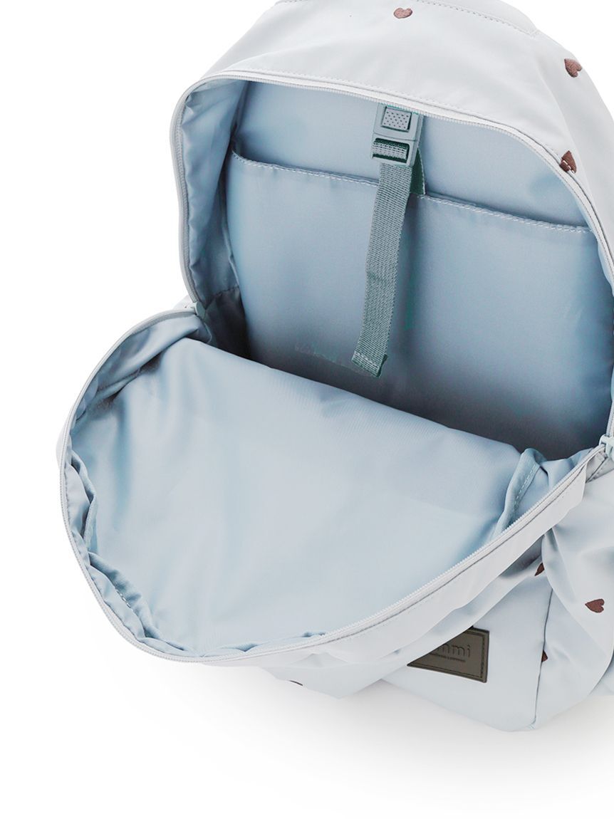 emmi atelier「【HEART】 【USAGI ONLINE・ZOZO限定カラーあり】eco ハートギャザーボディーバックパック/撥水」|リュック|