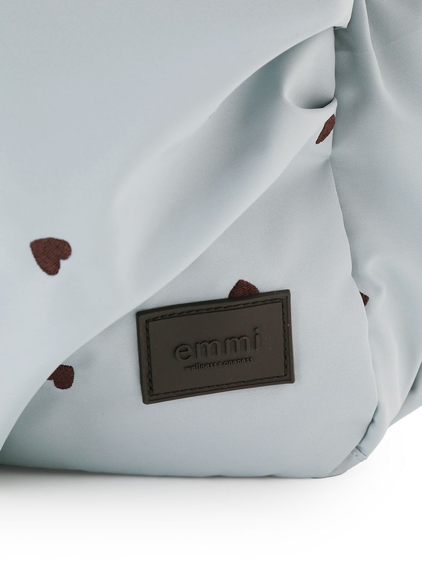 emmi atelier「【HEART】 【USAGI ONLINE・ZOZO限定カラーあり】eco ハートギャザーボディーバックパック/撥水」|リュック|