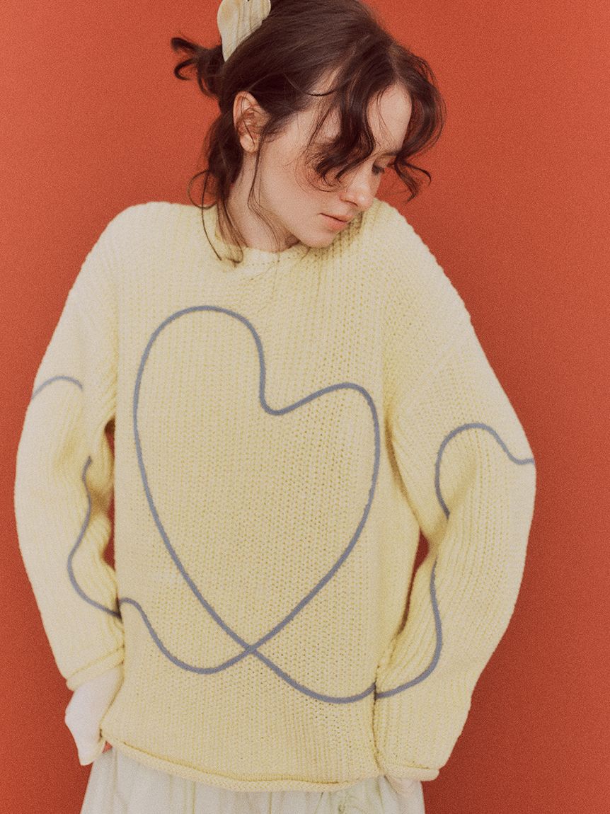 emmi atelier「【HEART】ニュアンスハートヘアクリップ」|ヘアバンド|