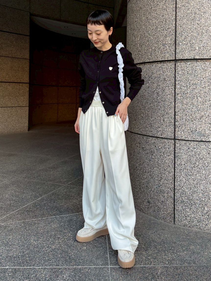 emmi atelier「【HEART】 eco ハートニットカーディガン【アンサンブル可能】」|カーディガン|