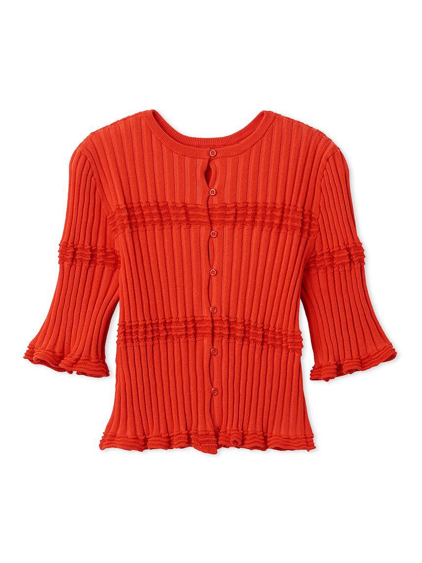 emmi atelier「2wayランダムリブニット」|ニット・セーター|