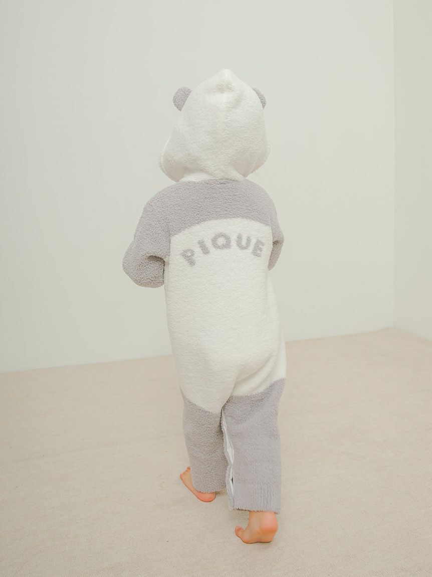 GELATO PIQUE KIDS & BABY「【限定カラーあり】【BABY】パウダーアニマルロンパース」|ロンパース|