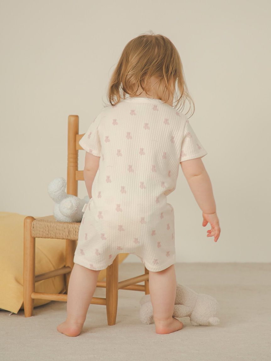 GELATO PIQUE KIDS & BABY「【BABY】ぬいぐるみ柄ロンパース」|ロンパース|