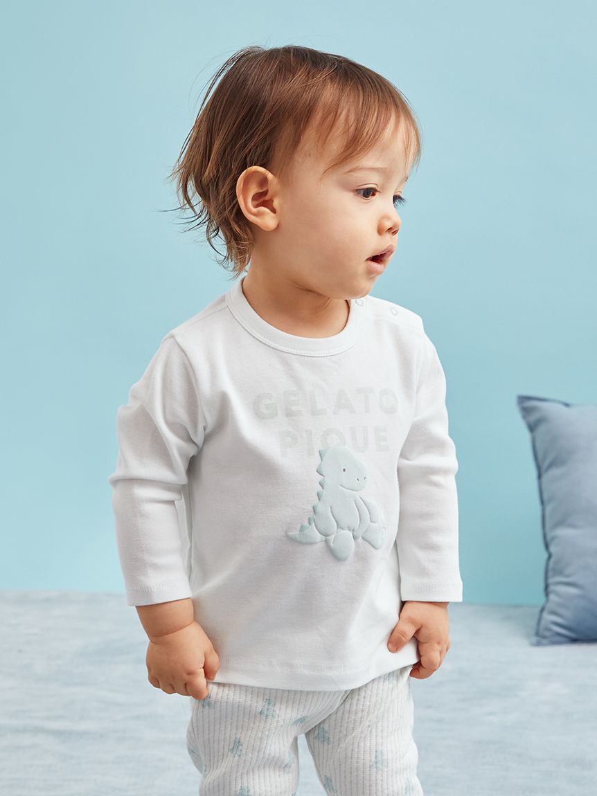 GELATO PIQUE KIDS & BABY「【BABY】ぬいぐるみワンポイントロンT」|その他ベビーウェア|