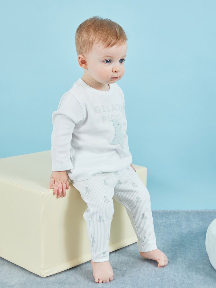 GELATO PIQUE KIDS & BABY「【BABY】ぬいぐるみワンポイントロンT」|その他ベビーウェア|
