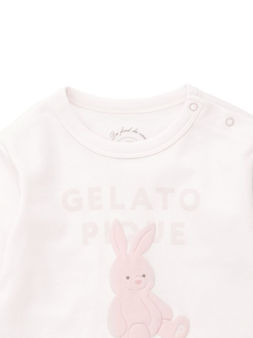 GELATO PIQUE KIDS & BABY「【BABY】ぬいぐるみワンポイントロンT」|その他ベビーウェア|