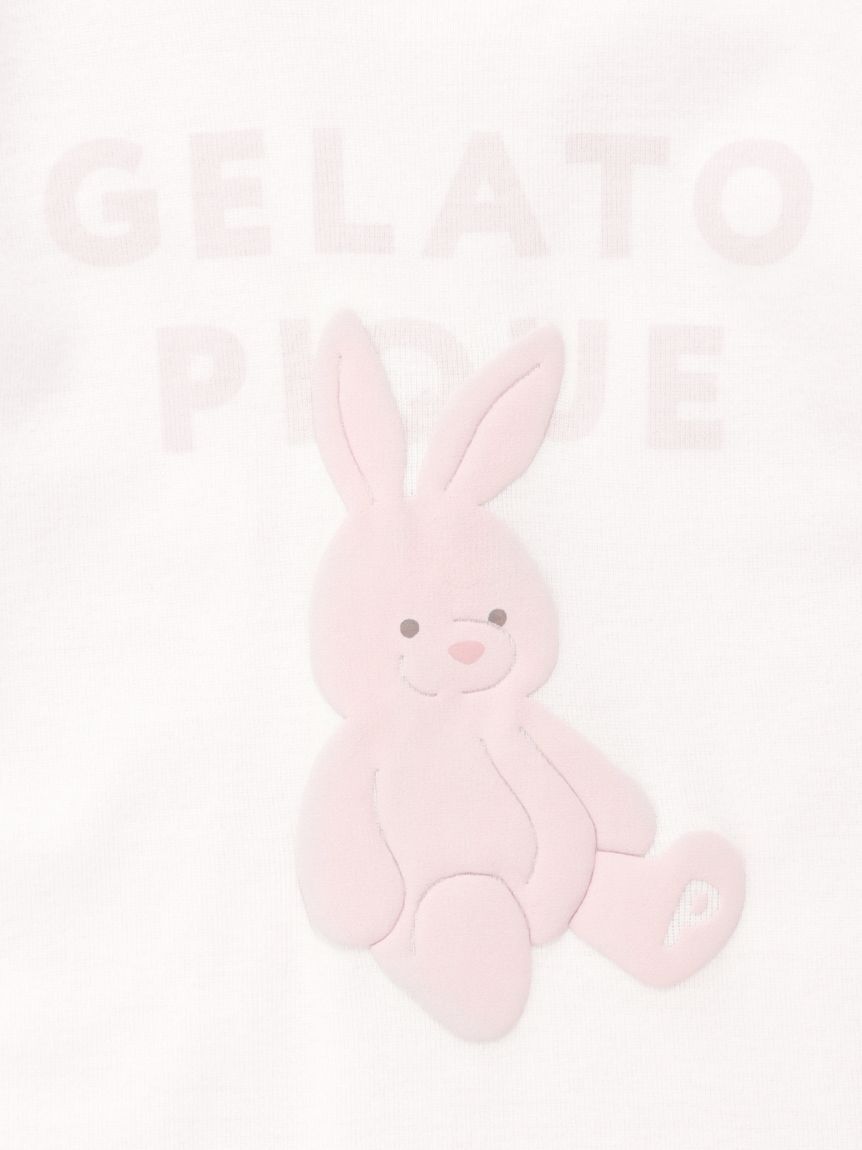 GELATO PIQUE KIDS & BABY「【BABY】ぬいぐるみワンポイントロンT」|その他ベビーウェア|