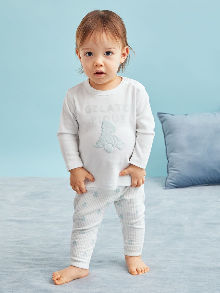 GELATO PIQUE KIDS & BABY「【BABY】ぬいぐるみワンポイントロンT」|その他ベビーウェア|