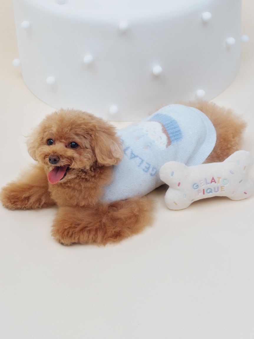  GELATO PIQUE CAT&DOG「【CAT&DOG】【Birthday】スムーズィーカップケーキジャガードプルオーバー」|その他|