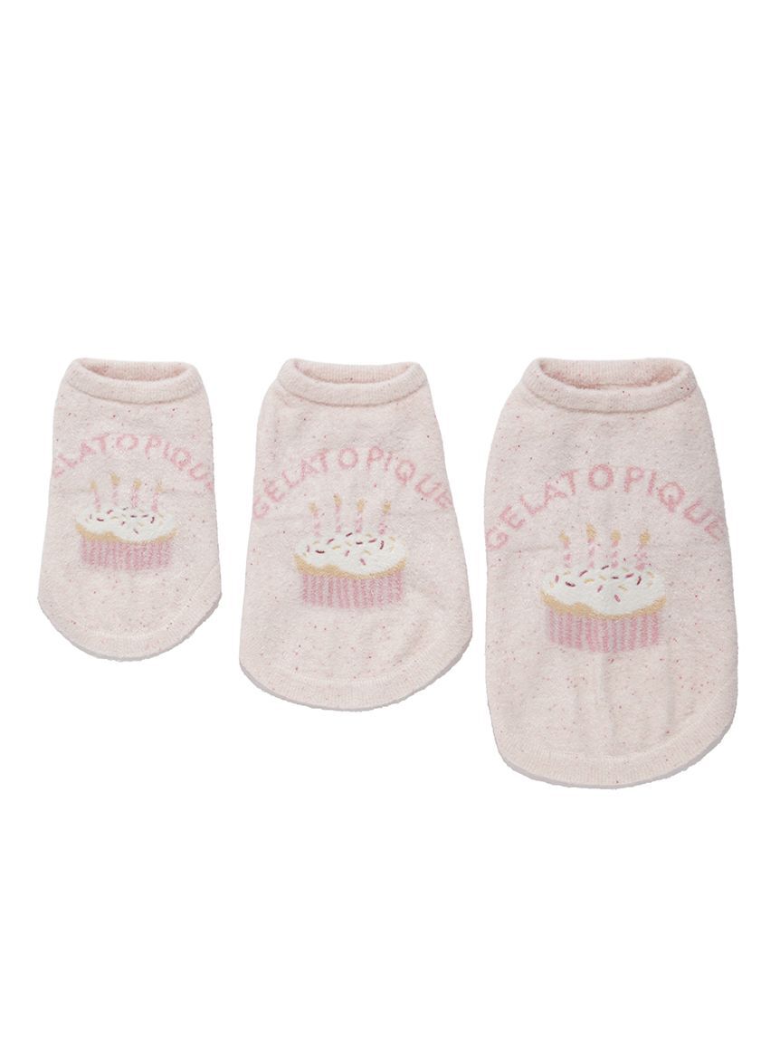  GELATO PIQUE CAT&DOG「【CAT&DOG】【Birthday】スムーズィーカップケーキジャガードプルオーバー」|その他|