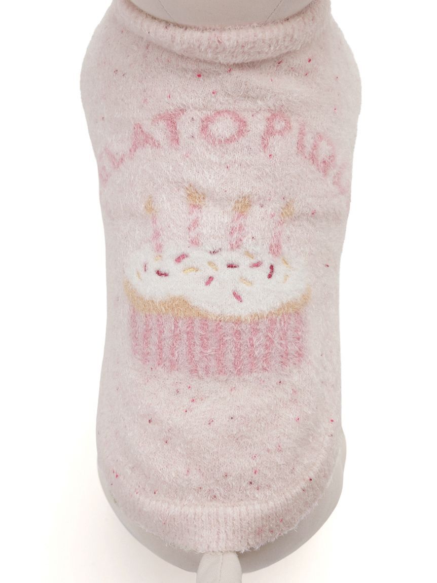  GELATO PIQUE CAT&DOG「【CAT&DOG】【Birthday】スムーズィーカップケーキジャガードプルオーバー」|その他|
