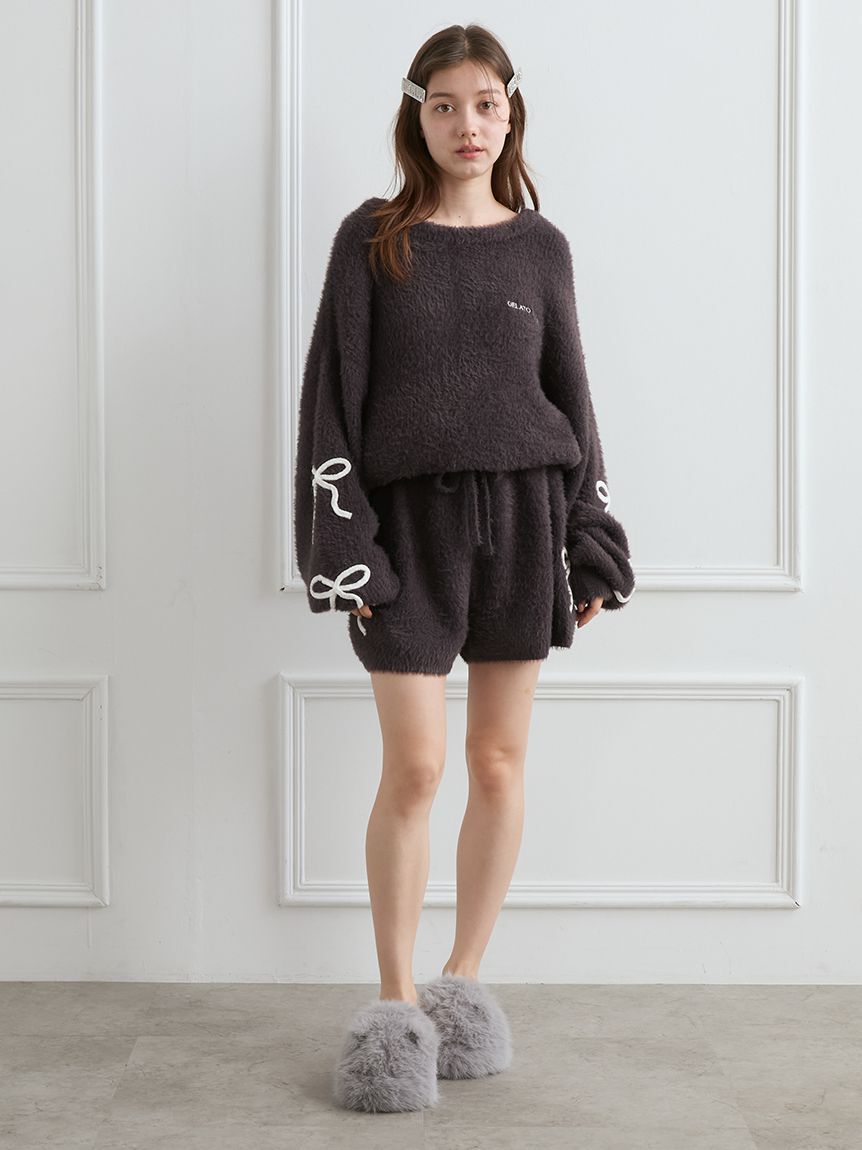 gelato pique「CATファールームシューズ」|ルームシューズ|