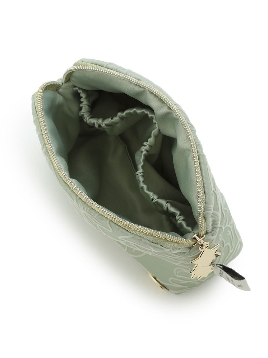 gelato pique「【MUCHA】リリー柄フロッキーティッシュポーチ」|ポーチ|