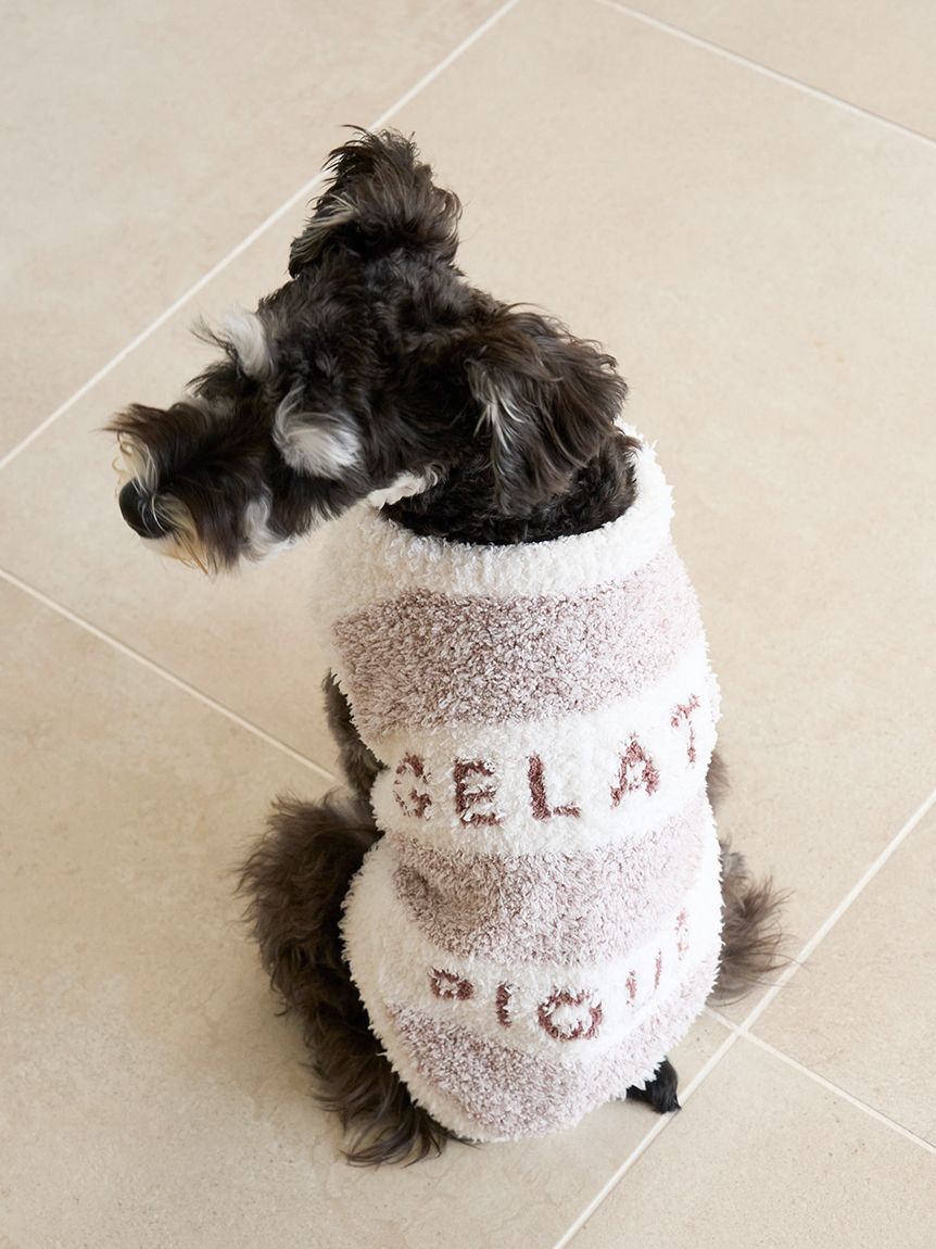  GELATO PIQUE CAT&DOG「【CAT&DOG】ラージサイズジェラートメランジ2ボーダープルオーバー」|その他|