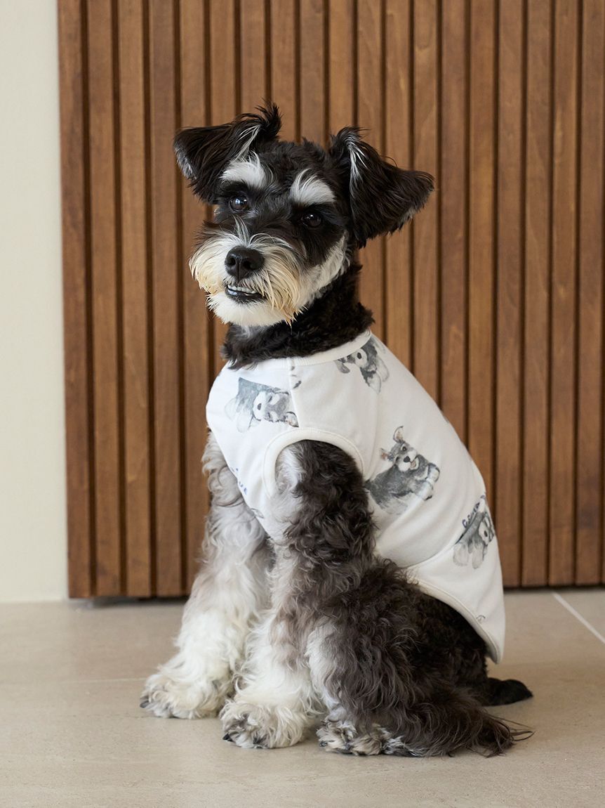  GELATO PIQUE CAT&DOG「【CAT&DOG】シュナウザー柄カットソープルオーバー」|その他|