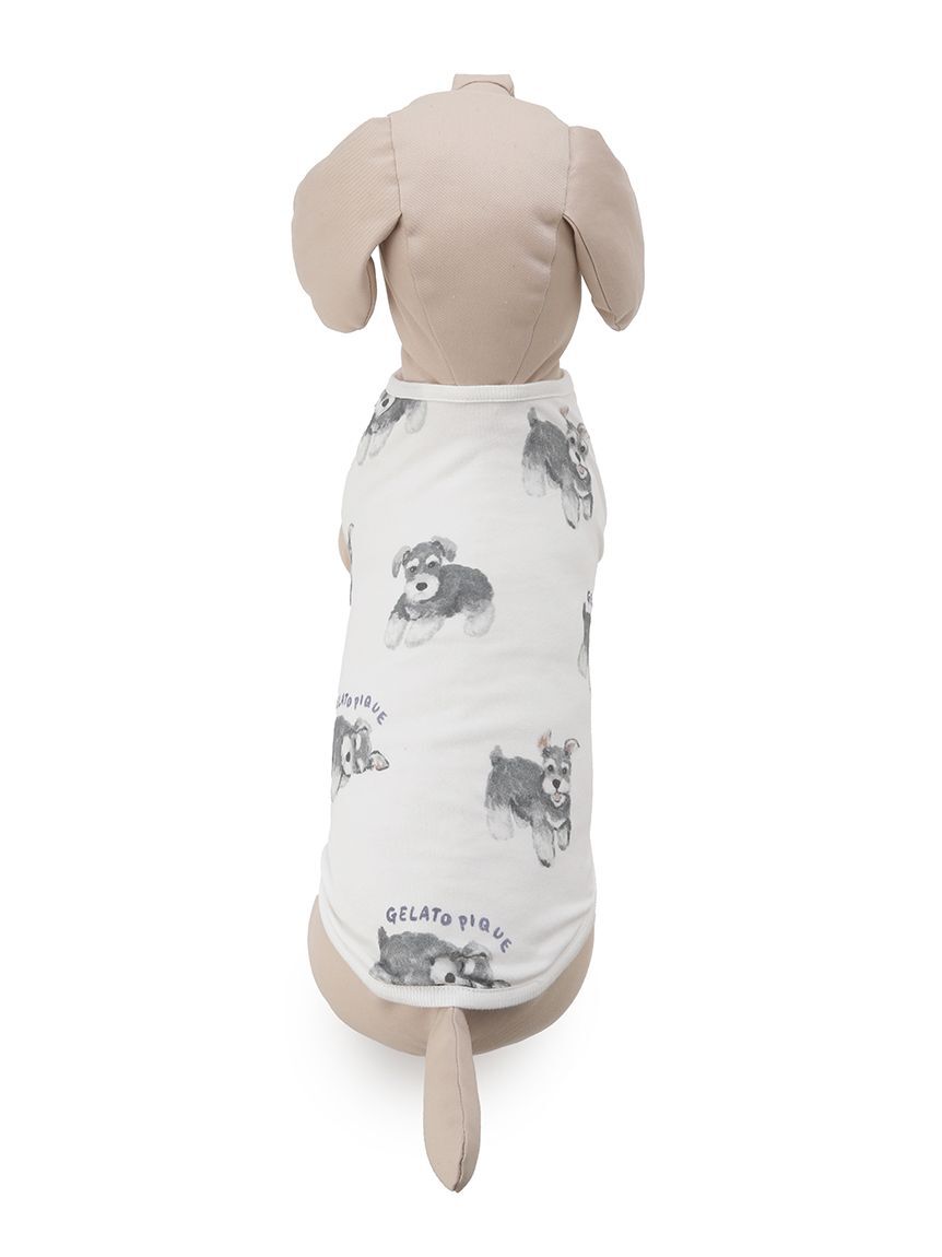  GELATO PIQUE CAT&DOG「【CAT&DOG】シュナウザー柄カットソープルオーバー」|その他|