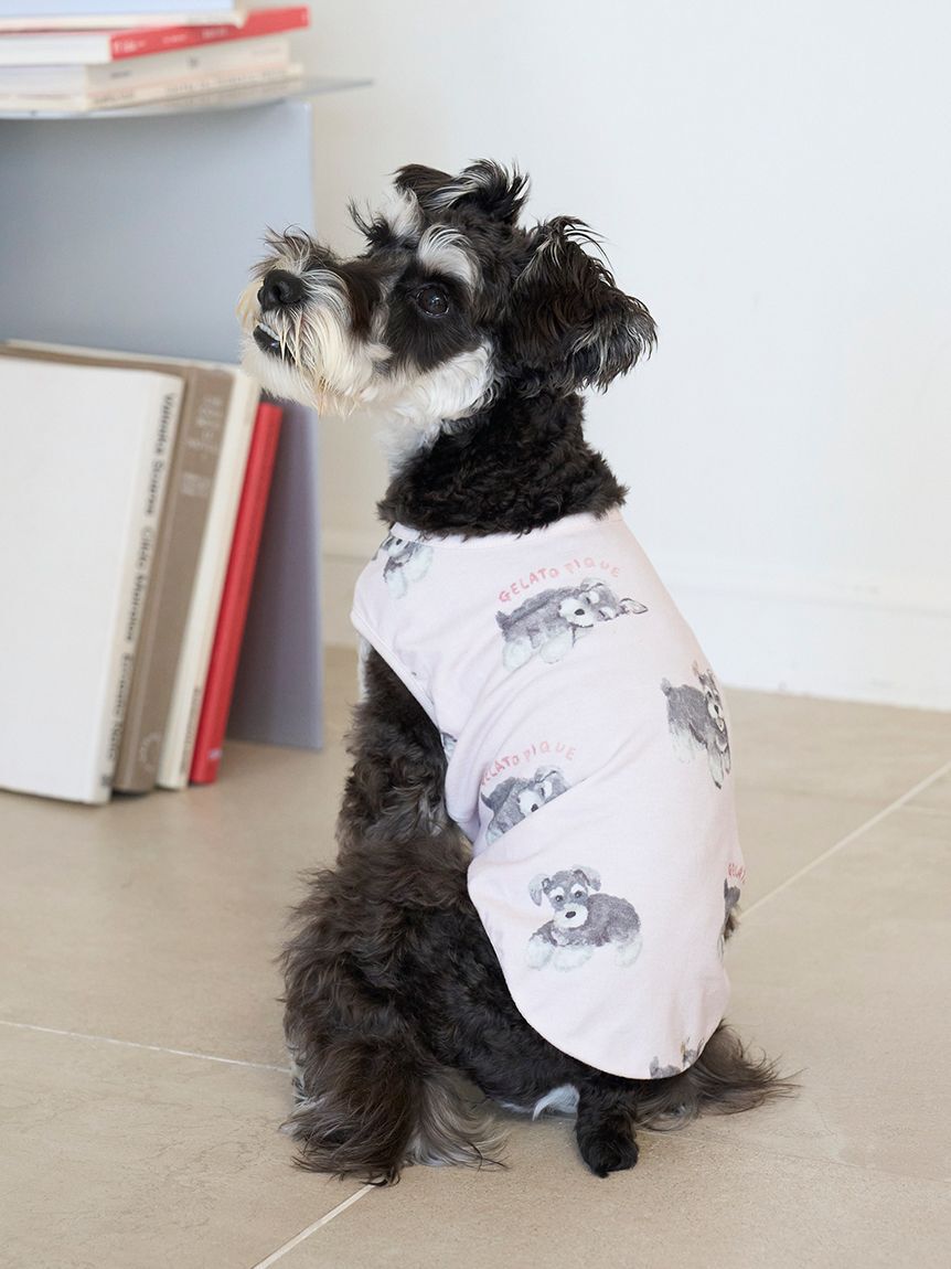  GELATO PIQUE CAT&DOG「【CAT&DOG】シュナウザー柄カットソープルオーバー」|その他|