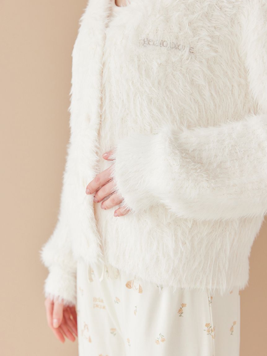 gelato pique「フェザーカーディガン」|ルームウェア|