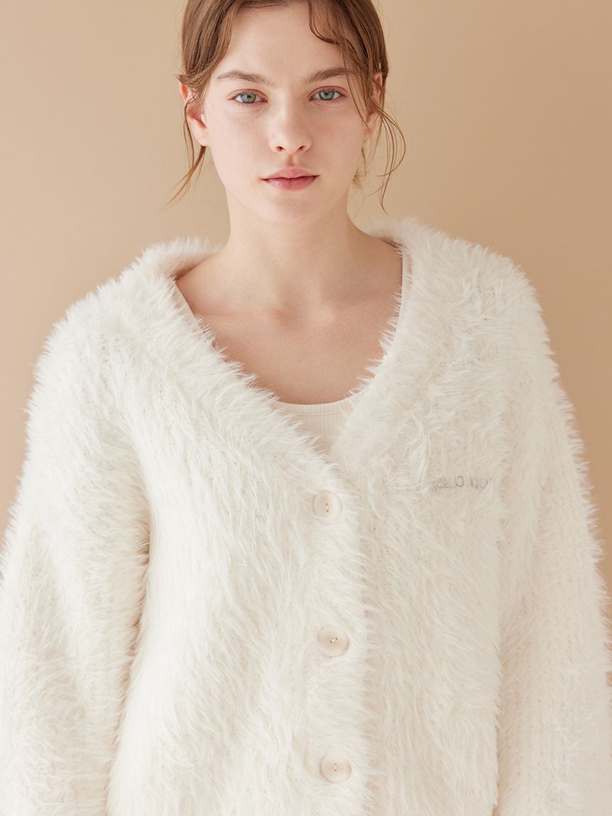 gelato pique「フェザーカーディガン」|ルームウェア|