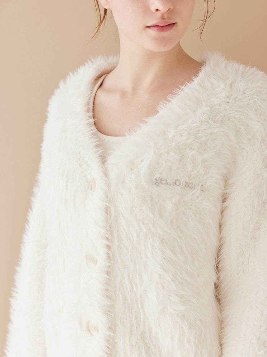 gelato pique「フェザーカーディガン」|ルームウェア|