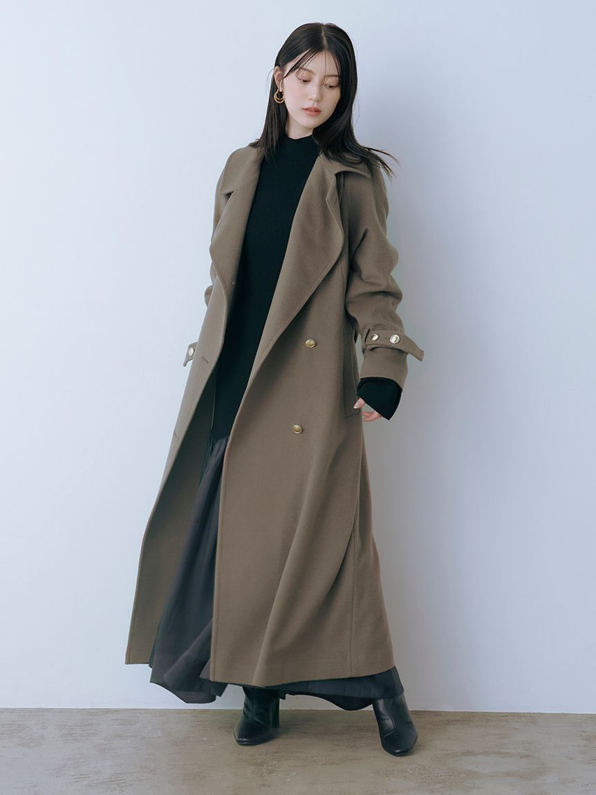 SNIDEL「Sustainableコールドショルダーニットワンピース」|ワンピース|