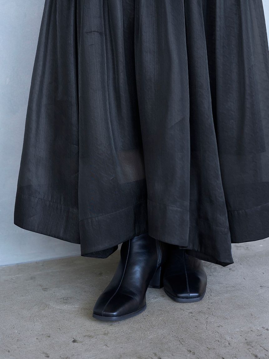 SNIDEL「Sustainableコールドショルダーニットワンピース」|ワンピース|