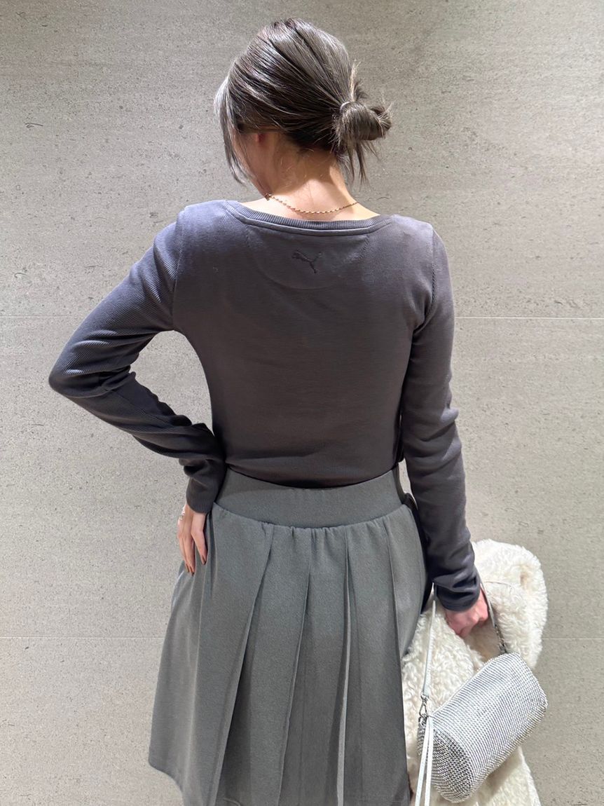 SNIDEL「【SNIDEL&times;PUMA】レイヤードカットソー」|Tシャツ・カットソー|