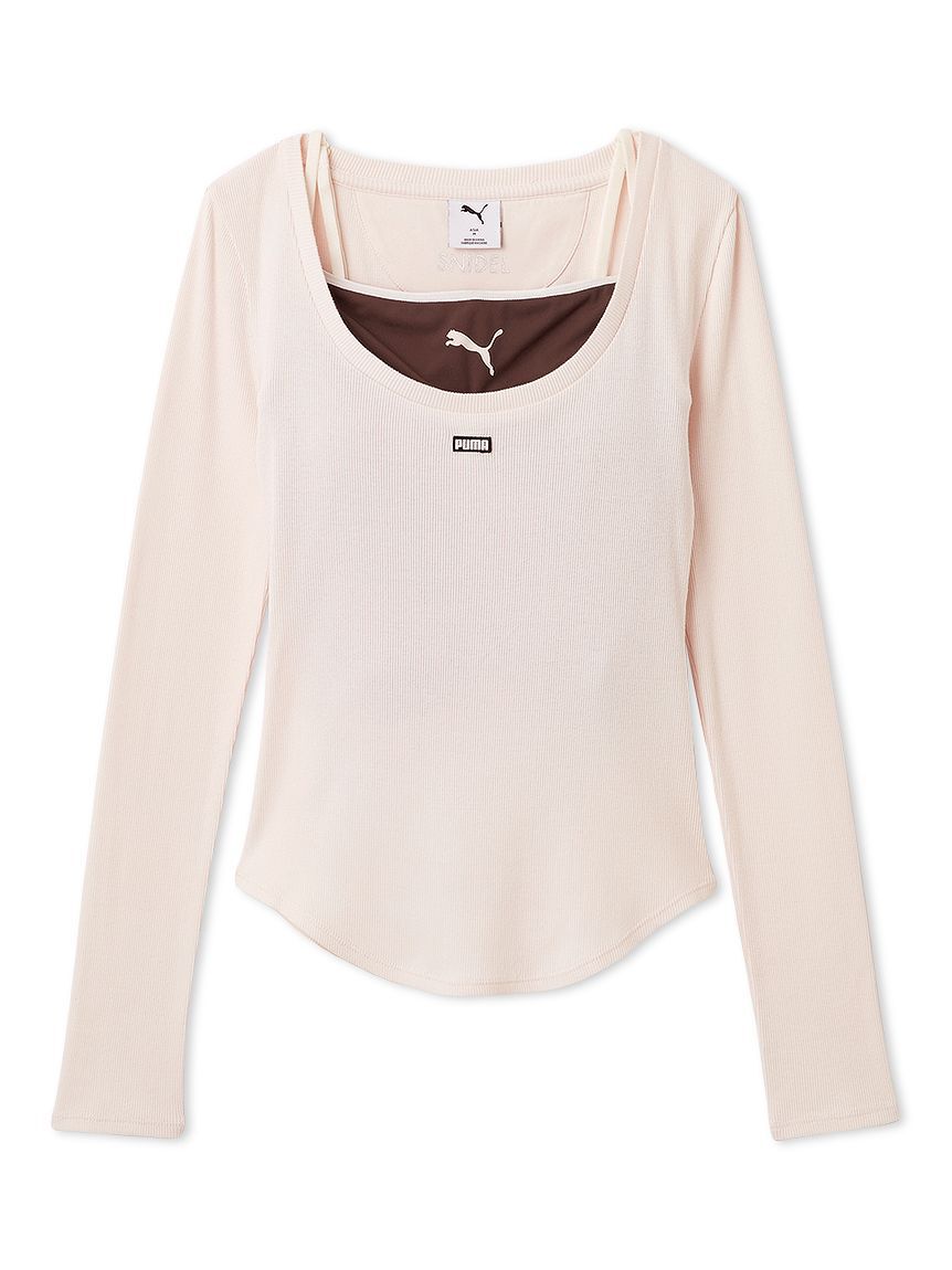 SNIDEL「【SNIDEL&times;PUMA】レイヤードカットソー」|Tシャツ・カットソー|
