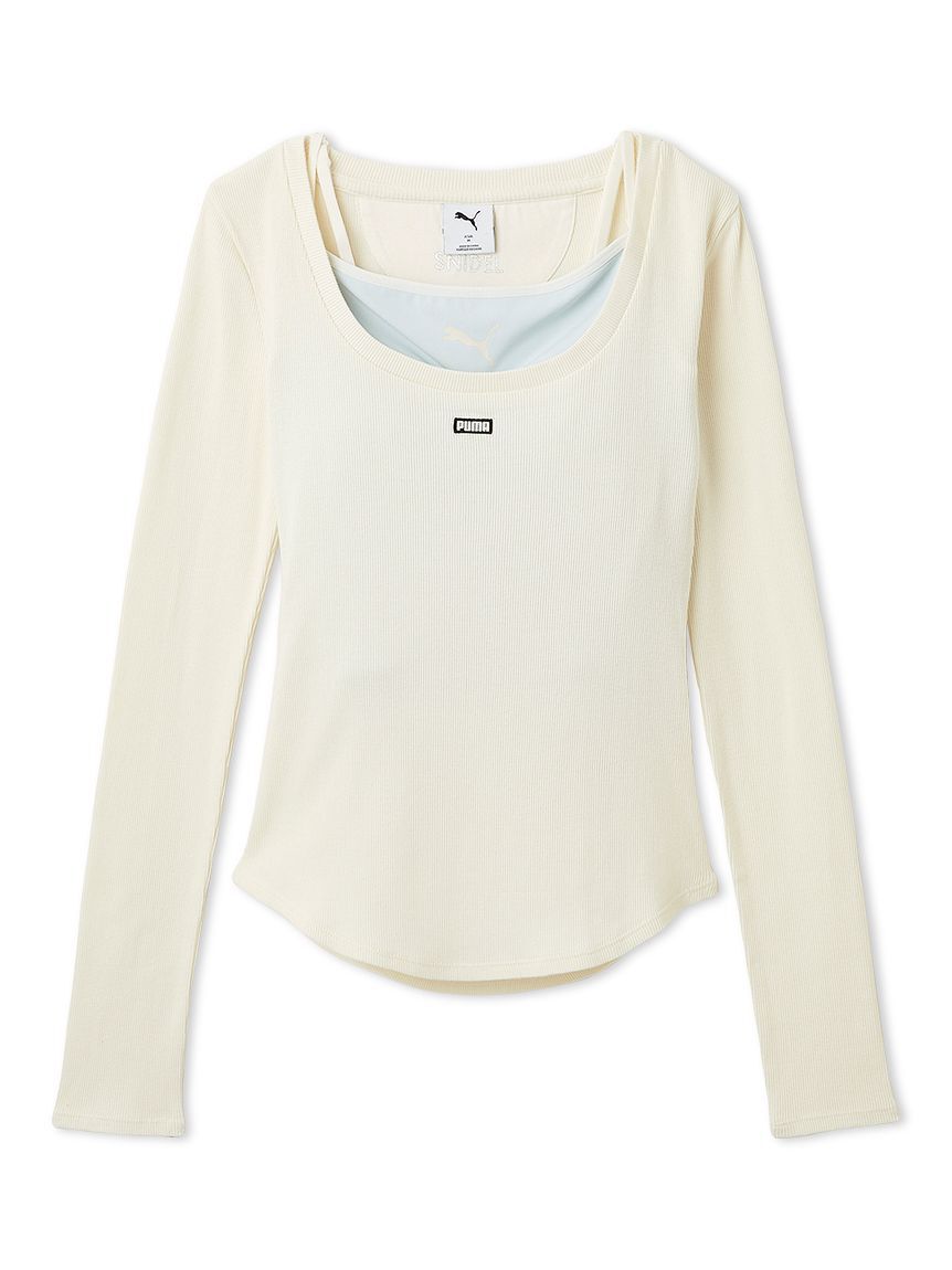SNIDEL「【SNIDEL&times;PUMA】レイヤードカットソー」|Tシャツ・カットソー|