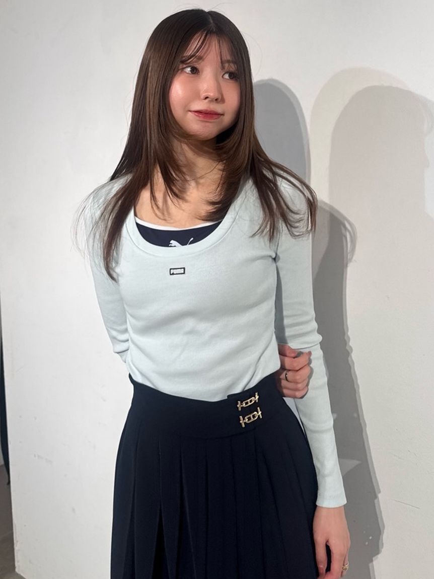 SNIDEL「【SNIDEL&times;PUMA】レイヤードカットソー」|Tシャツ・カットソー|