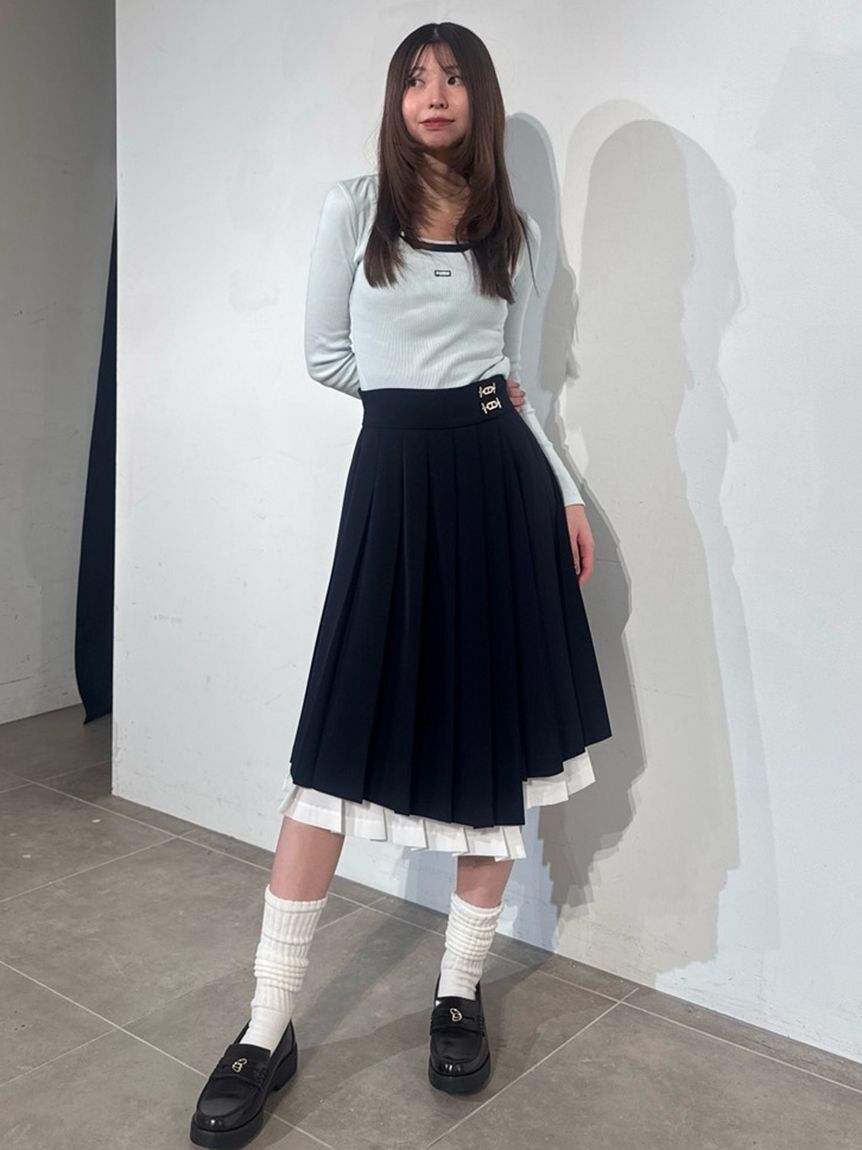 SNIDEL「【SNIDEL&times;PUMA】レイヤードカットソー」|Tシャツ・カットソー|