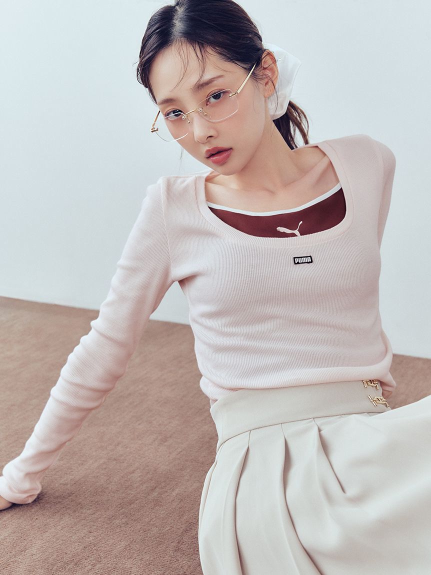 SNIDEL「【SNIDEL&times;PUMA】レイヤードカットソー」|Tシャツ・カットソー|LPNK