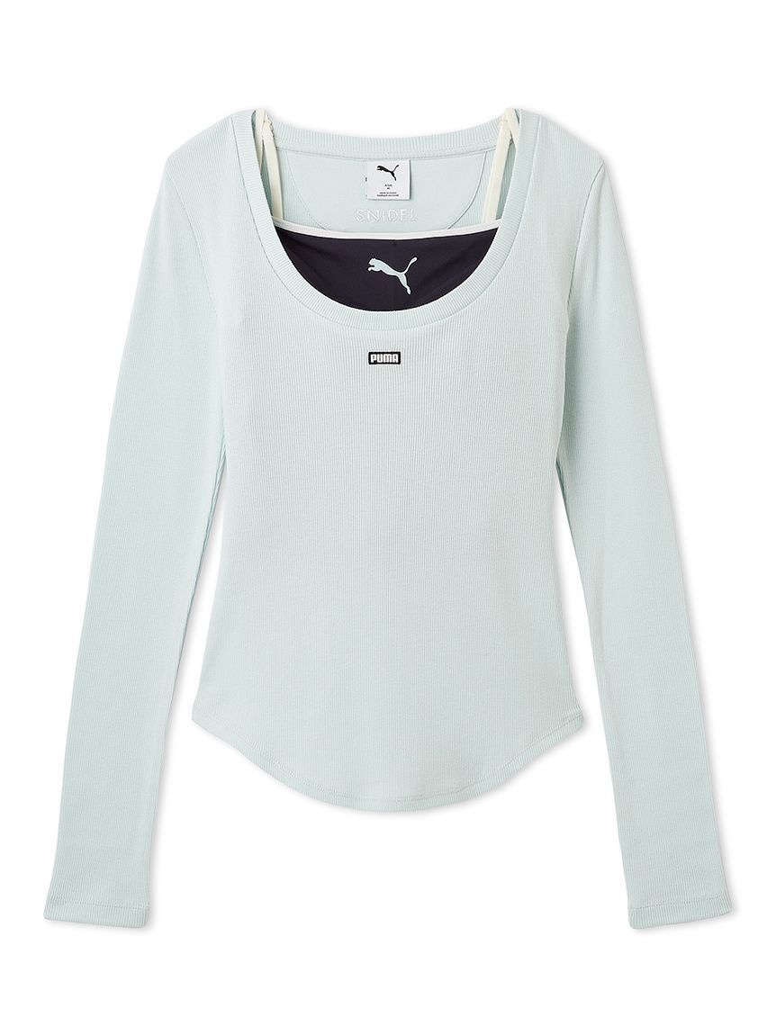 SNIDEL「【SNIDEL&times;PUMA】レイヤードカットソー」|Tシャツ・カットソー|LBLU
