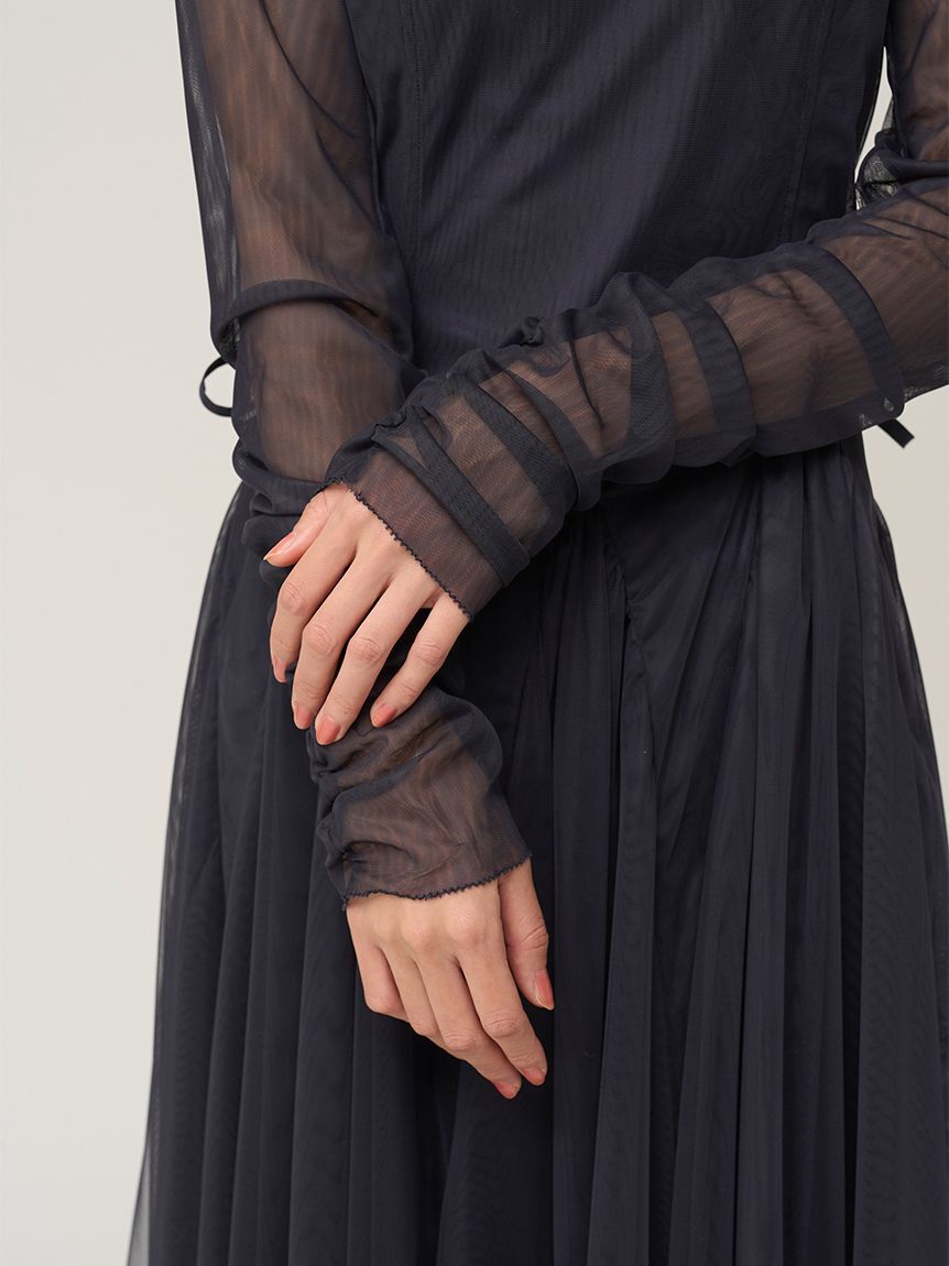 SNIDEL「チュールボリュームドレス」|ドレス|