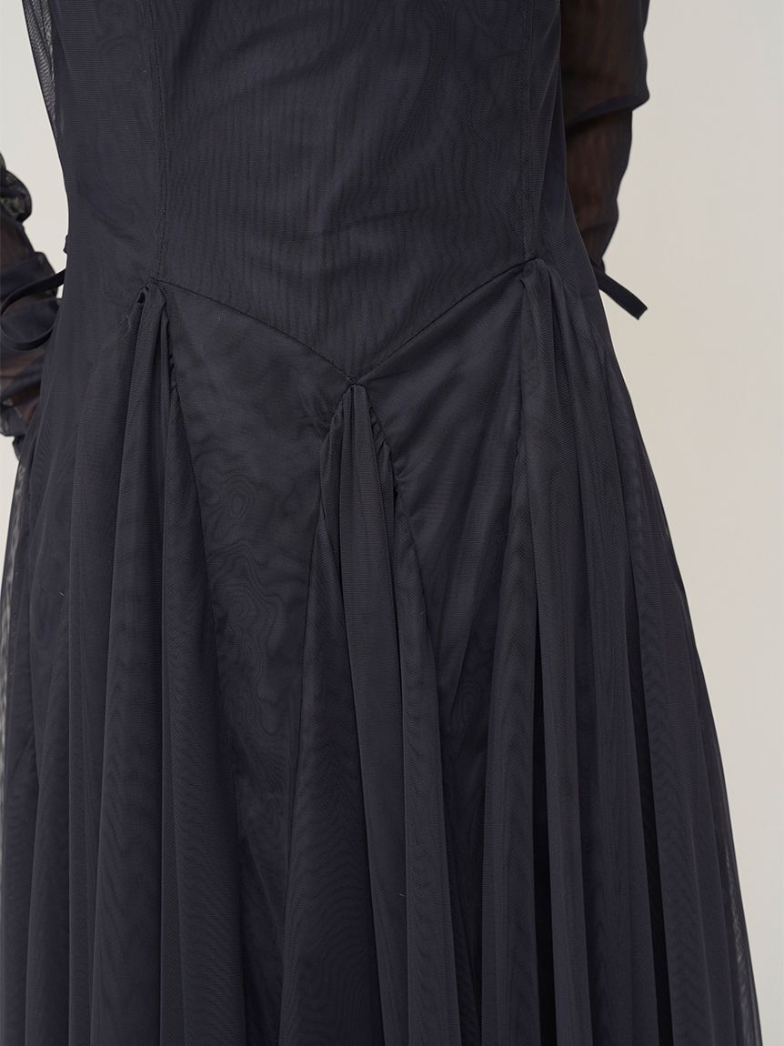 SNIDEL「チュールボリュームドレス」|ドレス|