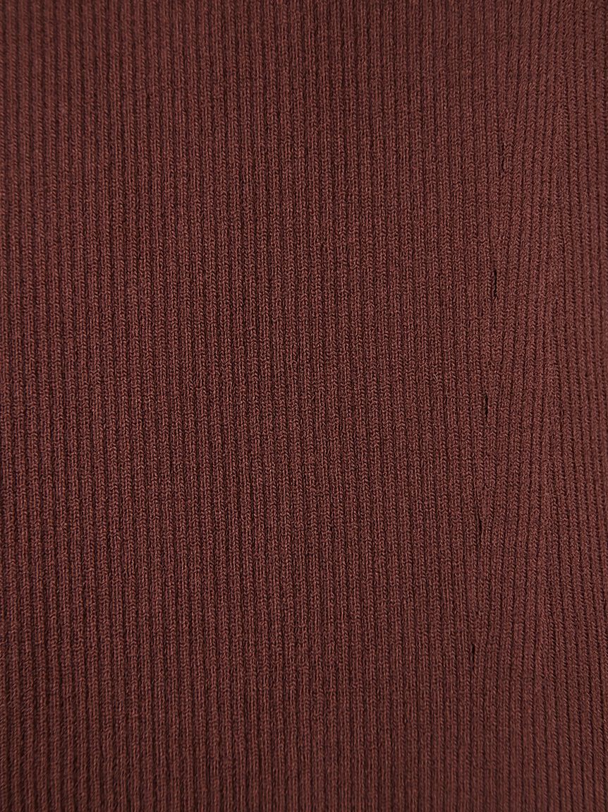 FRAY I.D「スカーフコンビリブニットプルオーバー」|ニット・セーター|