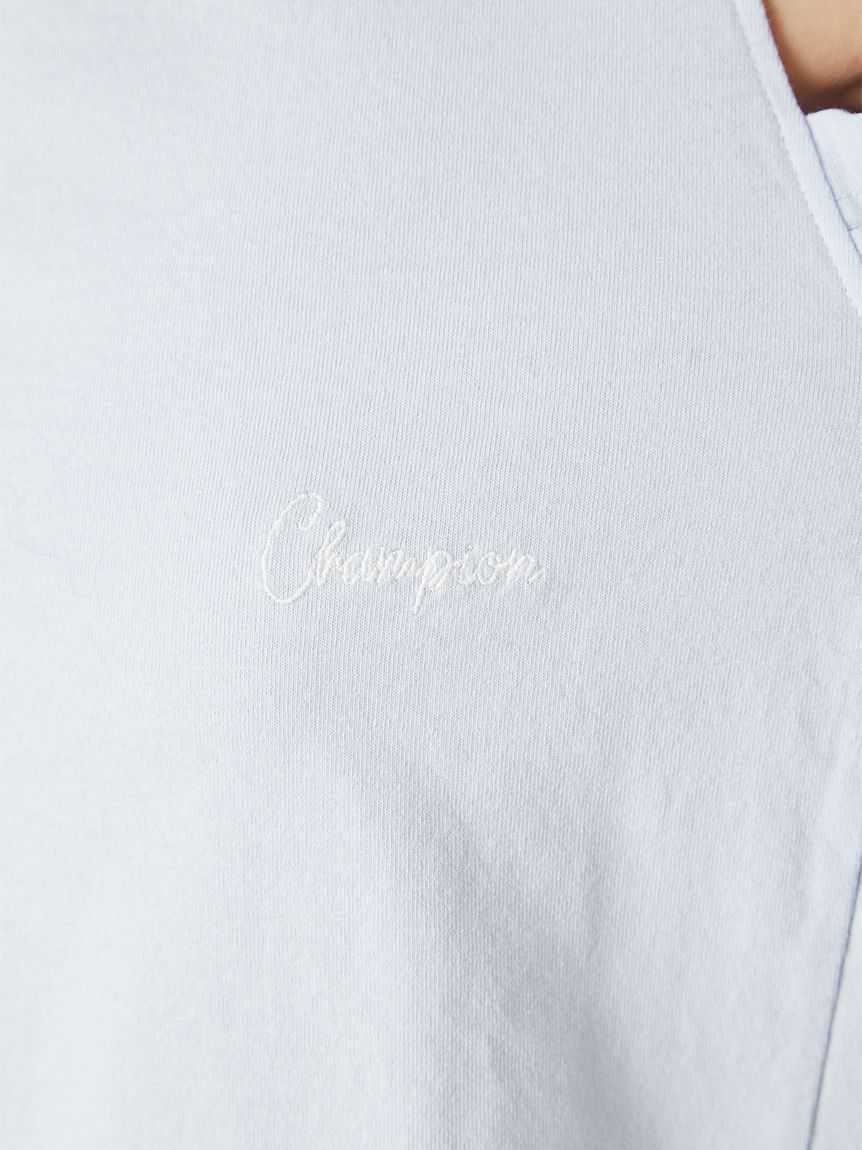 FRAY I.D「【FRAY I.D｜Champion】オフショルロングTシャツ」|Tシャツ・カットソー|