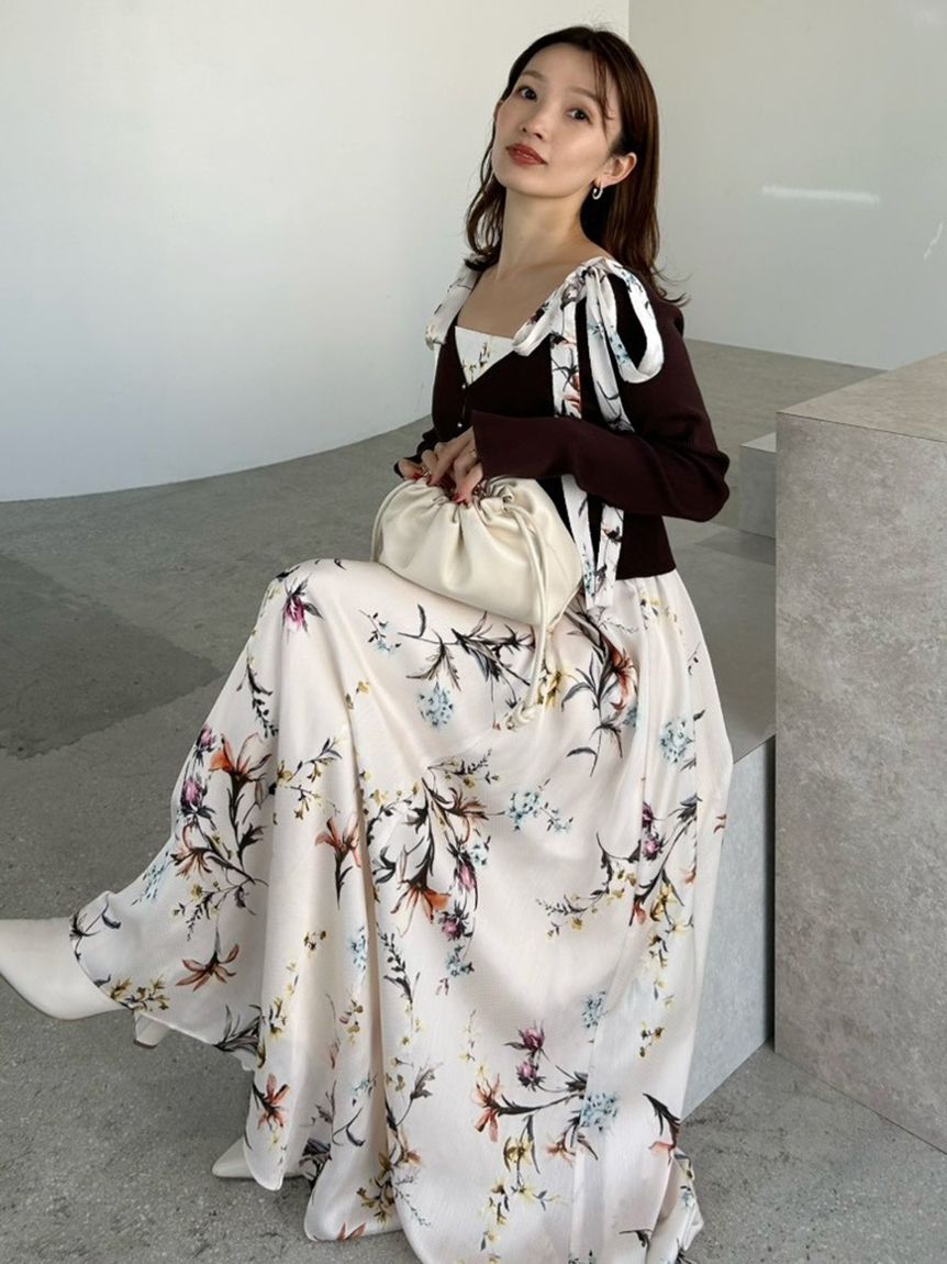 FRAY I.D「クロップドリブニットカーディガン」|カーディガン|