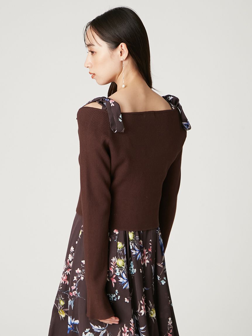 FRAY I.D「クロップドリブニットカーディガン」|カーディガン|