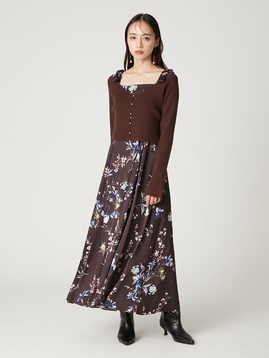 FRAY I.D「クロップドリブニットカーディガン」|カーディガン|