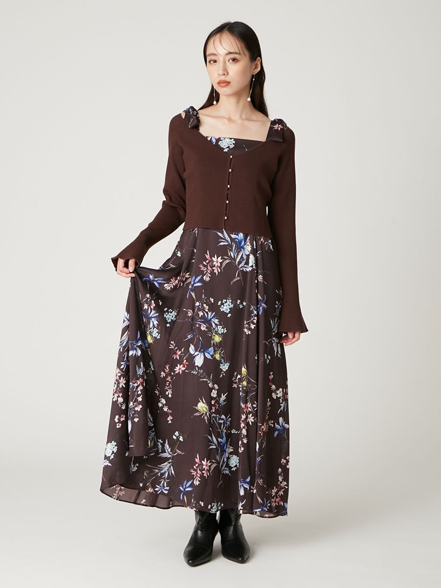 FRAY I.D「クロップドリブニットカーディガン」|カーディガン|