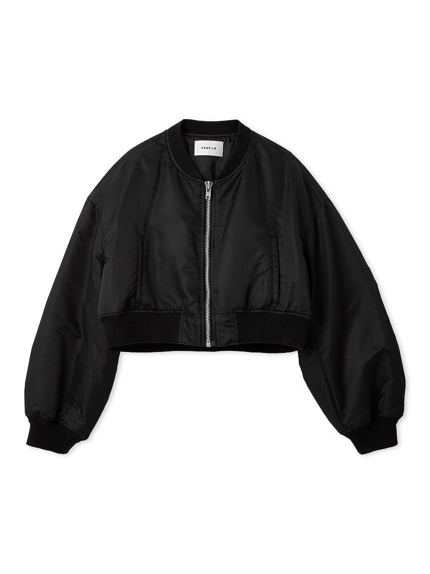 FRAY I.D「レースアップショートMA-1／撥水」|ブルゾン・スタジャン|BLK