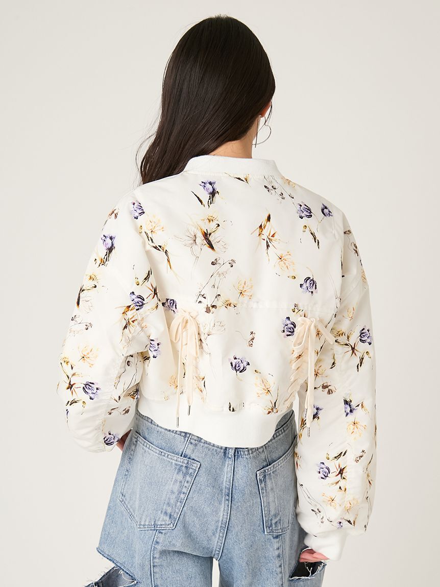 FRAY I.D「レースアップショートMA-1／撥水」|ブルゾン・スタジャン|