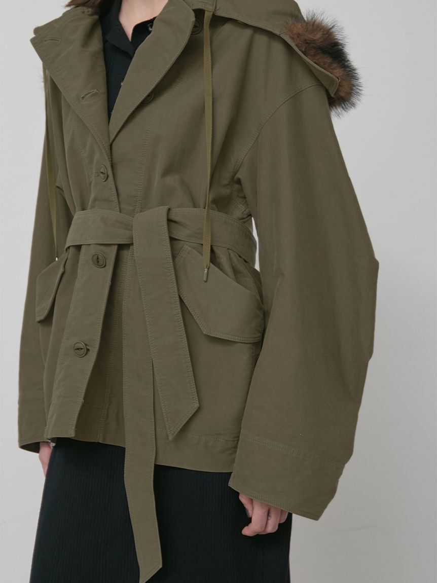 styling/「【セットアップ対応】アタッチドフードジャケット」|ミリタリージャケット|