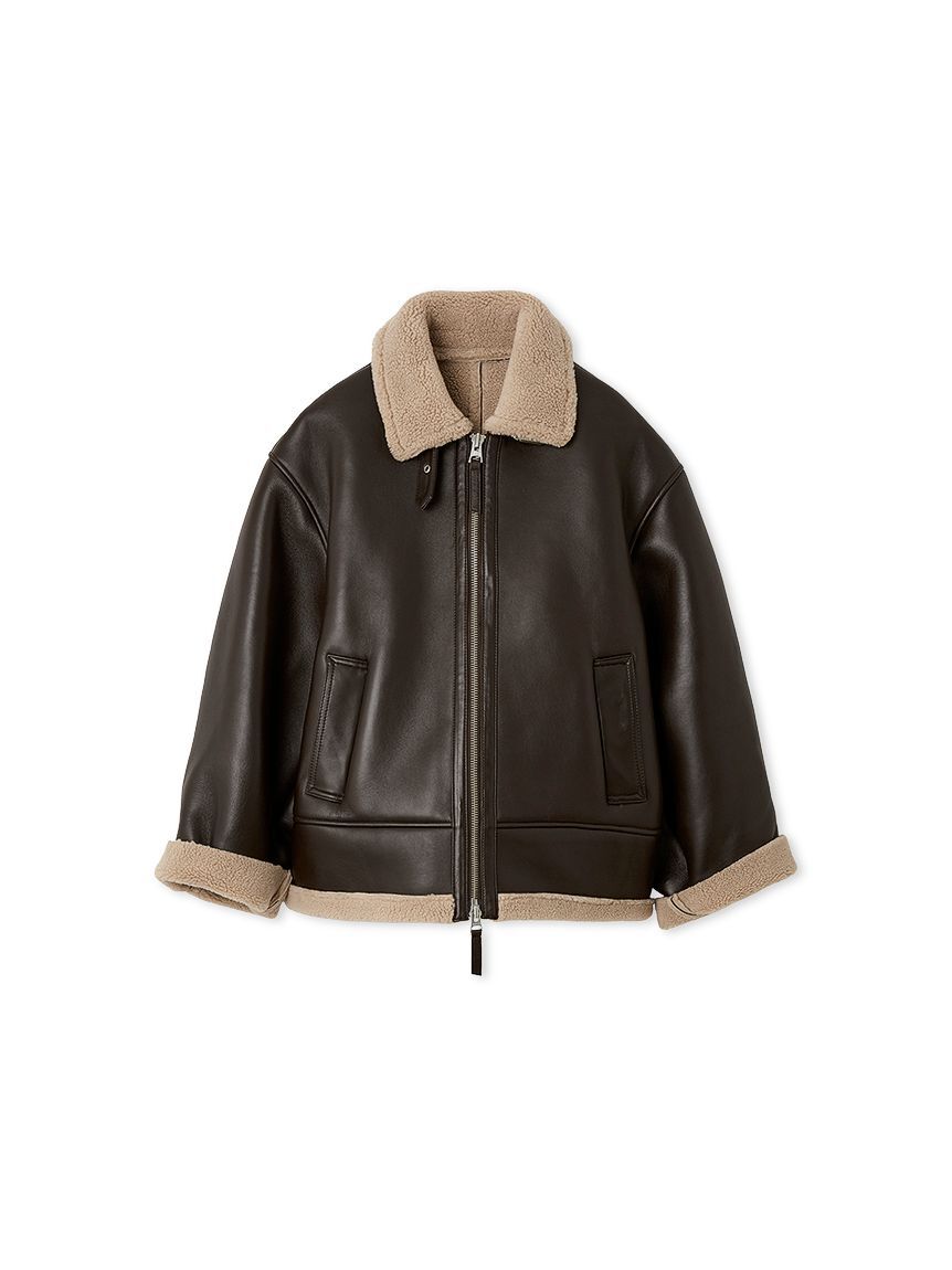 styling/「ラムレザーフライトジャケット」|ミリタリー・モッズコート|