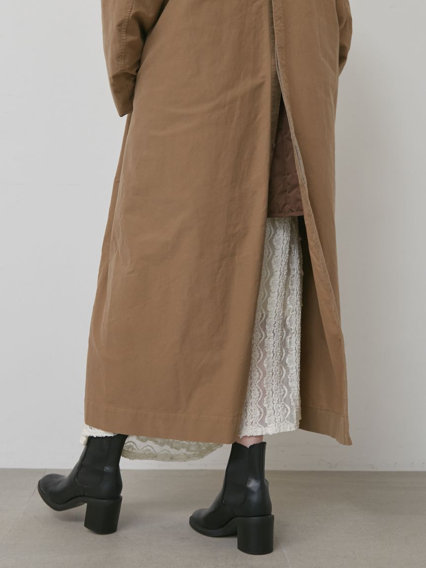 styling/「ロングステンカラーコート」|ステンカラーコート|